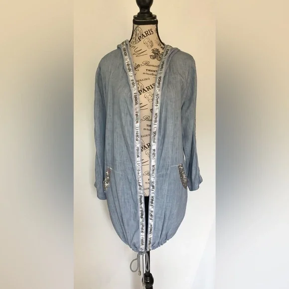 Gea Hooded Jacket Top - Picture 1 of 9